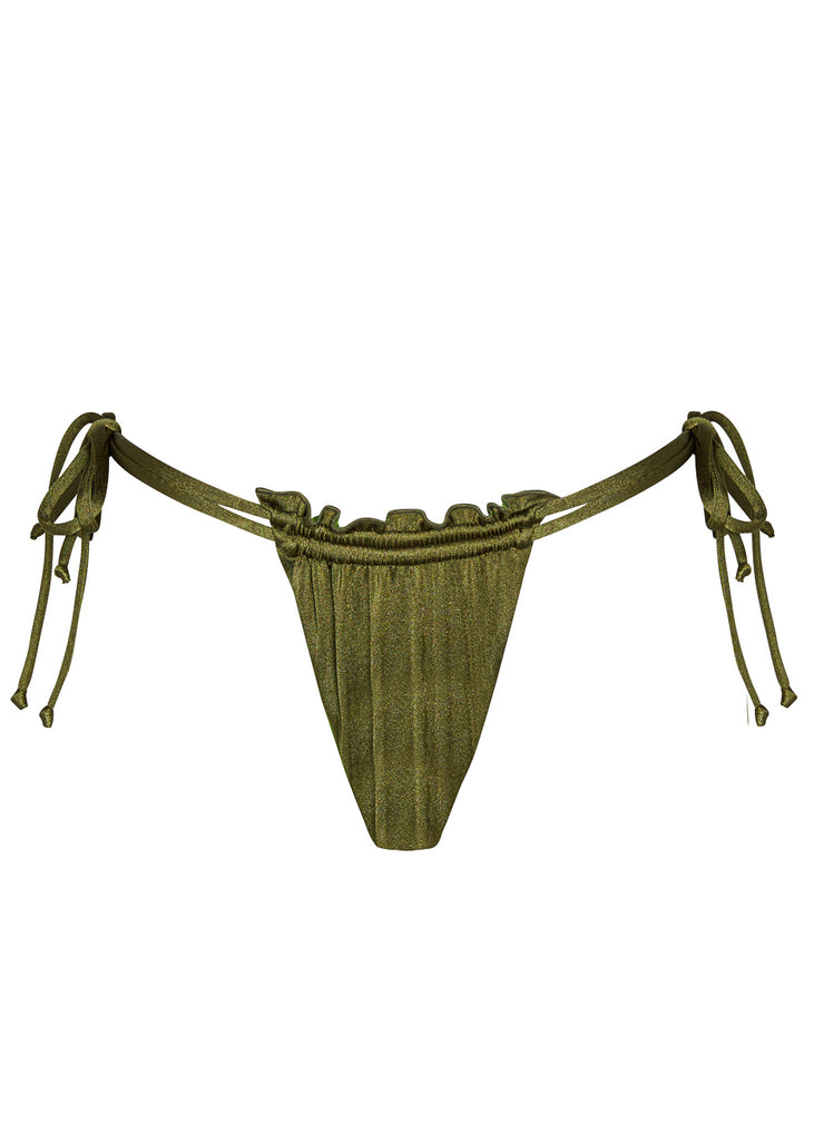 JULIET OLIVE BIKINI BOTTOM